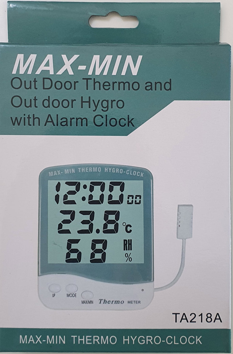 Max-Min Hygrometer | Time/Temp/MinMax/Humidity - HydroHQ