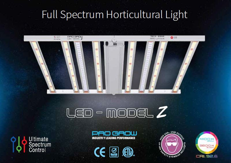 Pro Grow 780W Model Z 8 Bar LED