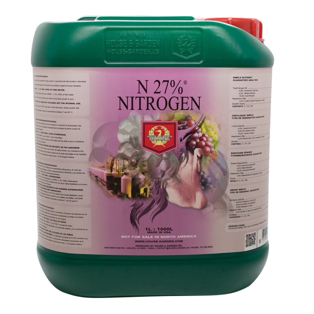 House & Garden - Nitrogen (N 27%) - HydroHQ