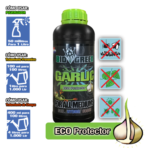 Bio Green Garlic Eco Protector - 1 Litre - HydroHQ